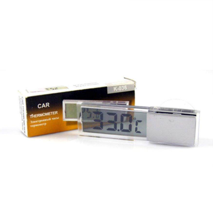 Top Deal Desain Pengisap LCD Termometer Digital Mobil Selsius Fahrenheit Sensor Eksternal
