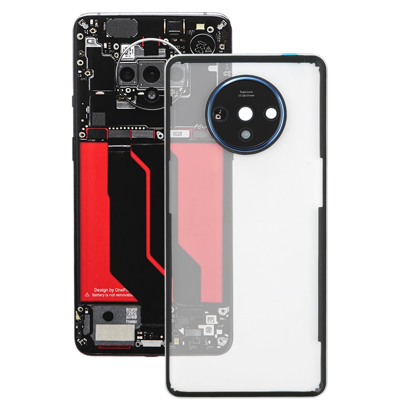 Back Cover With Camera Lens for OnePlus 7T