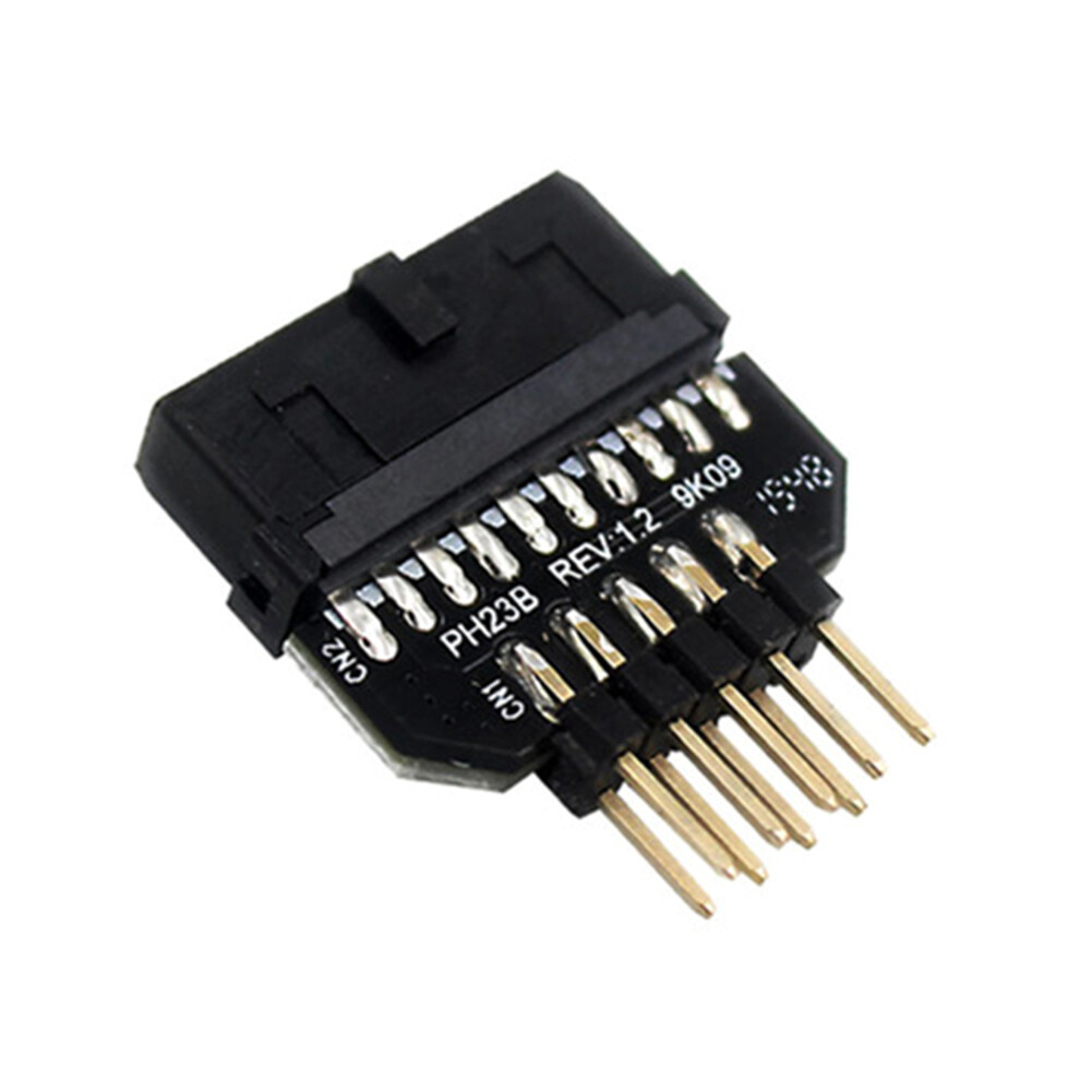 USB 3.0 20-Pin to USB 2.0 9-Pin Adapter Front Panel Converter for Motherboard Computer Accessories