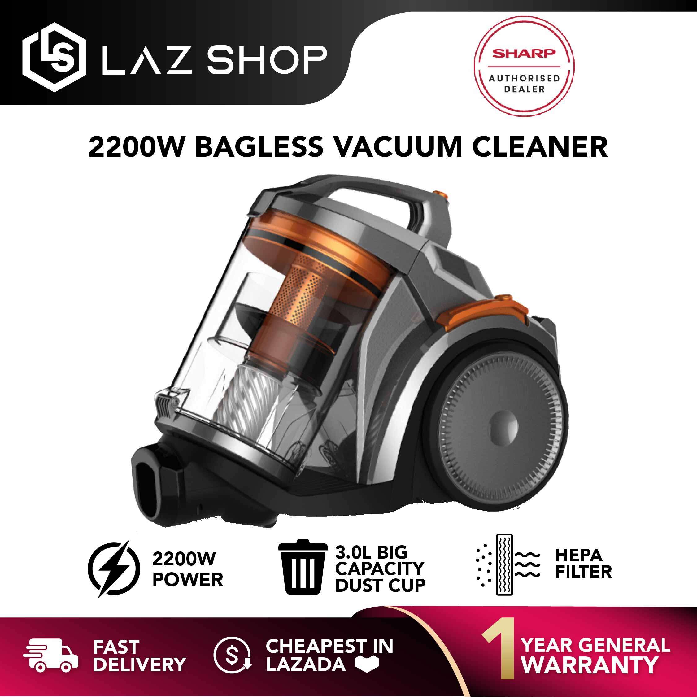 Sharp 2200W 3L Bagless Vacuum Cleaner ECC2219N With HEPA Filter Lazada