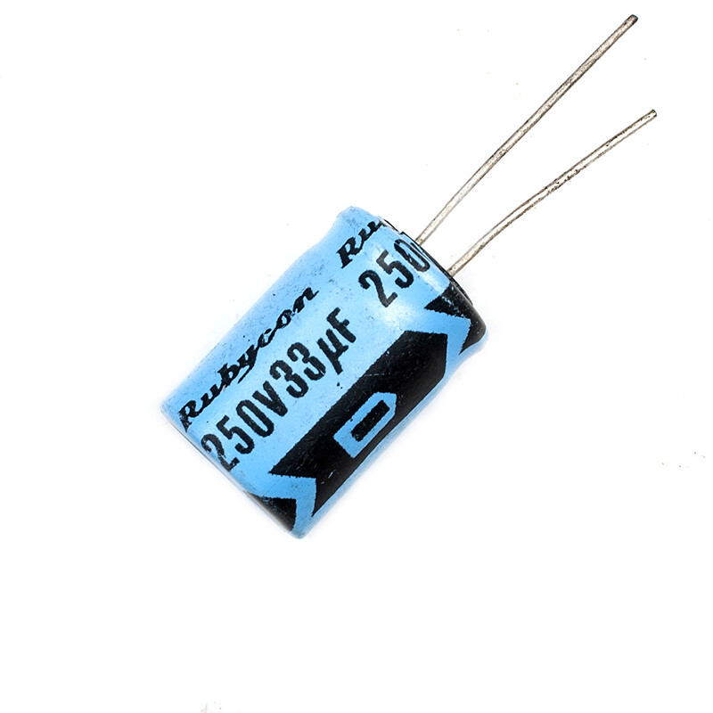 1pcs,Rubycon 250V 33UF Electrolytic Capacitor 16x25mm 105°C