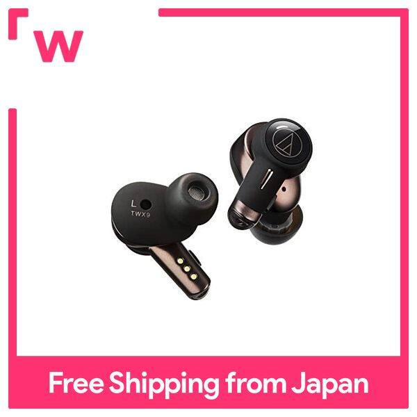 AudioTechnica NoiseCanceling Earphones ATHTWX9 Fully Wireless Bluetooth with Mic Up to 18.5