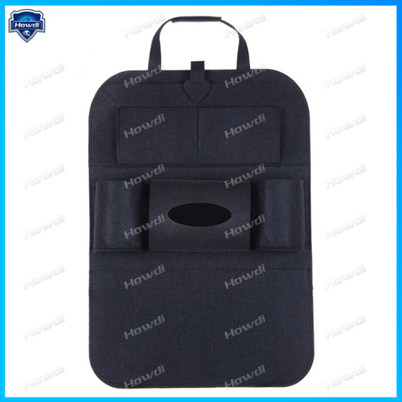 Car Rear Seat Storage Bag Magazine Tissue Mobile Phone Car Rear Seat Cover Multi Pocket Bracket