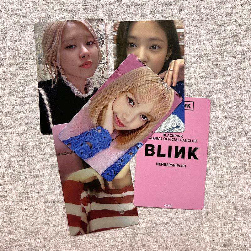 BLACKPINK Japan Fan Club Photo Cards Weverse BLINK Membership Photo Cards  Jisoo Rose Jennie Lisa Lomo Cards 4 Per Set | Lazada Singapore