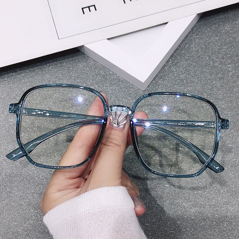 Vintage Style Transparent Sunglasses Fashion Big Frame