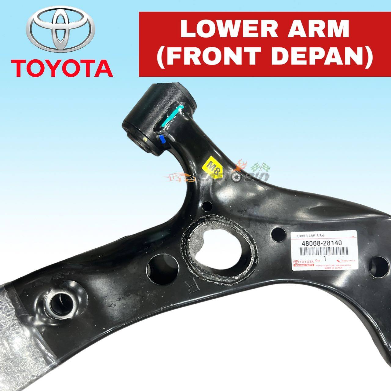 JAPAN TOYOTA LOWER ARM FRONT DEPAN TOYOTA ESTIMA 2.4 3.5 ACR50