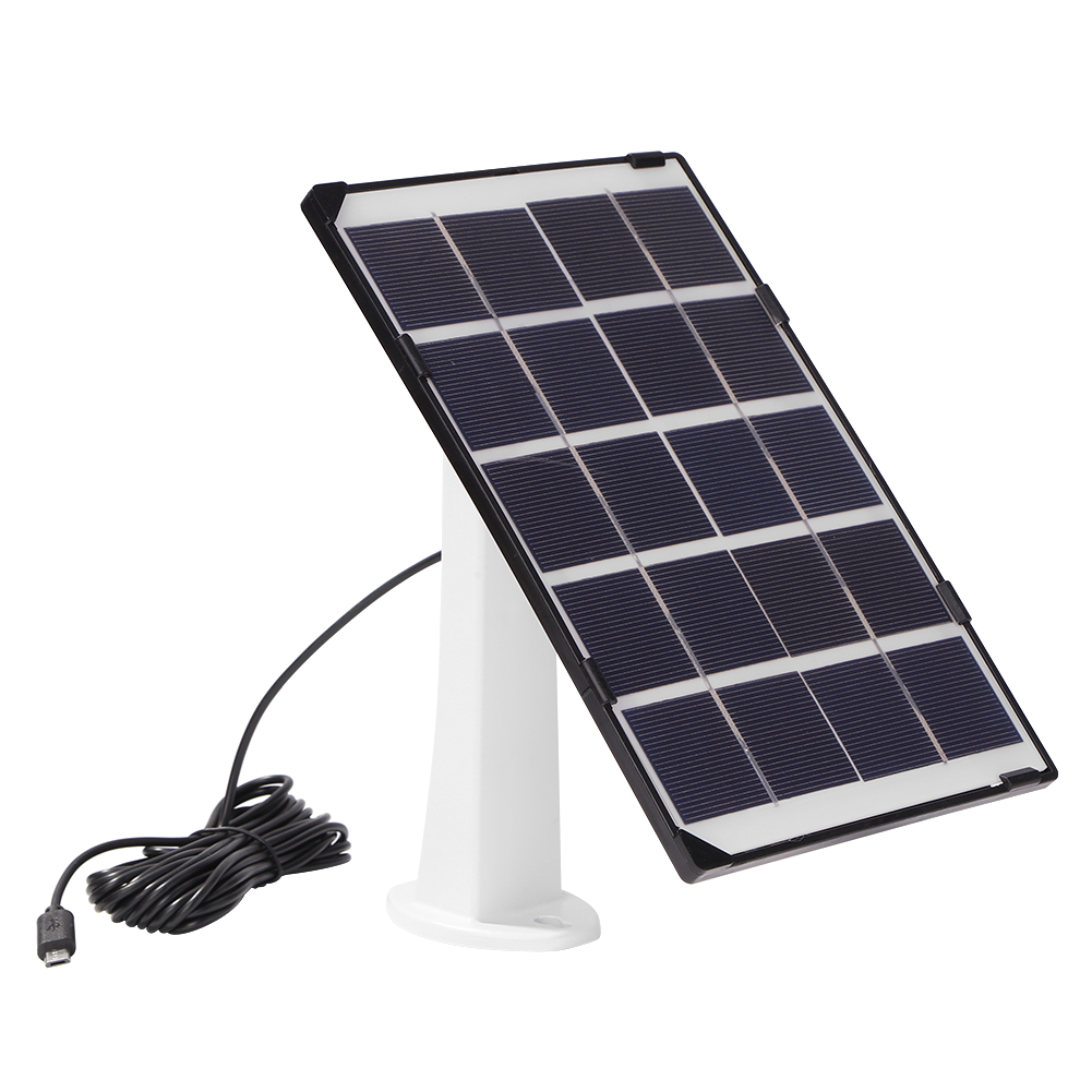 3.7v Charging Panel Waterproof Solar Panel for Wireless Outdoor Security Camera