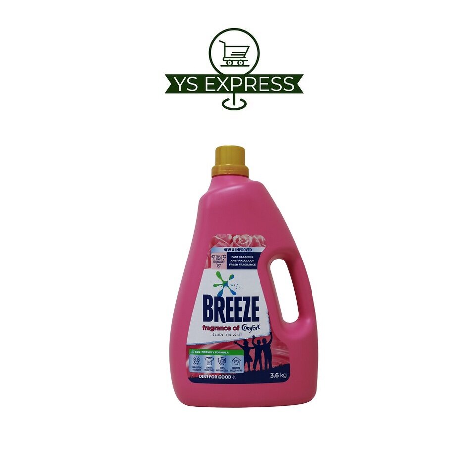 Breeze Liquid Detergent Fragrance of Comfort 3.6kg Lazada