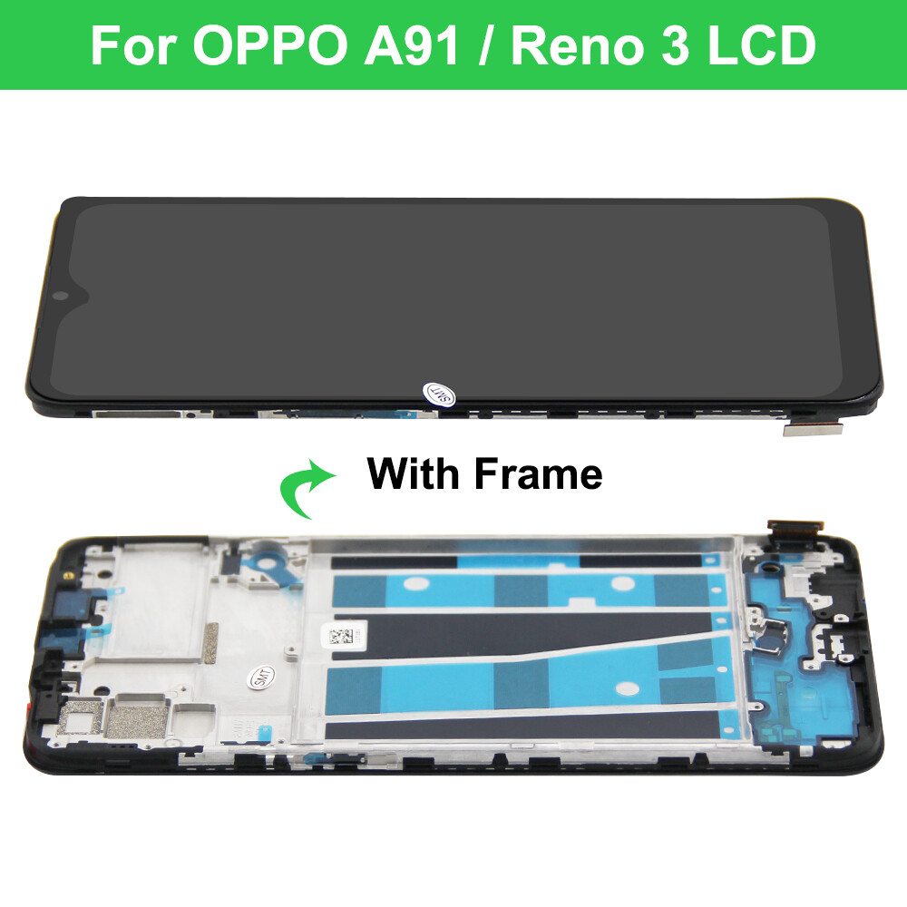 100% thử nghiệm LCD cho Oppo reno3 A91 K7 5g A73 4G F15 F17 tìm X2 Lite cph2043 pchm30 cph2001 hiển thị bộ linh kiện số của màn hình cảm ứng thay thế