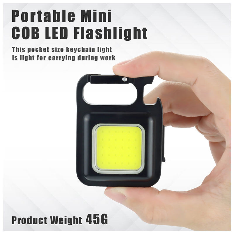 CAMPOUT【COD】💡Multi-function portable light mini keychain light portable strong light small flashlight ultra-lightweight outdoor charging work light
