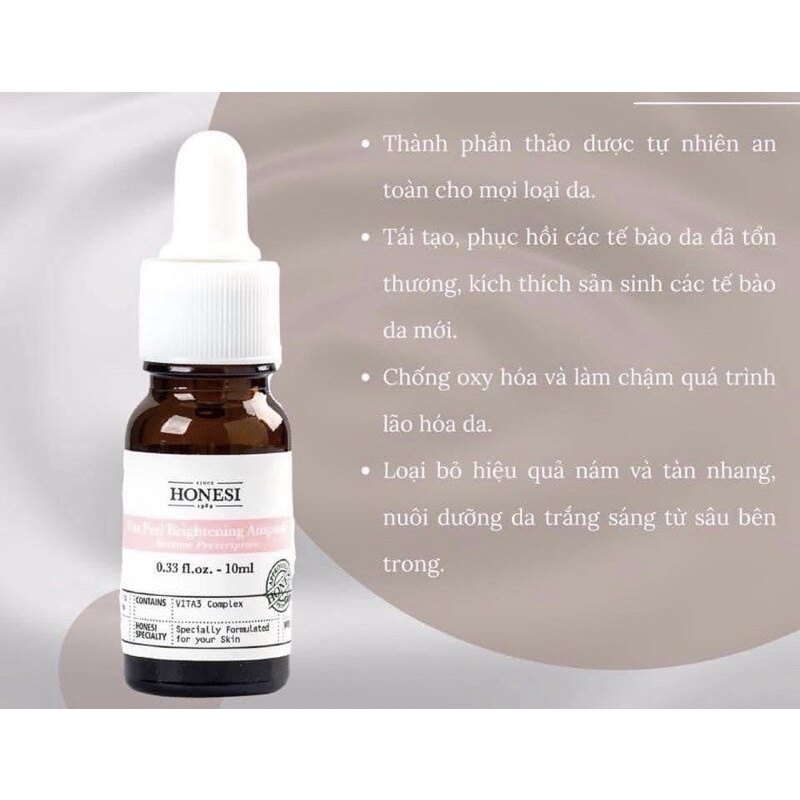 HONESI Serum chính hãng TRẮNG DA HÀN QUỐC ( Tách Set 1 Lọ )