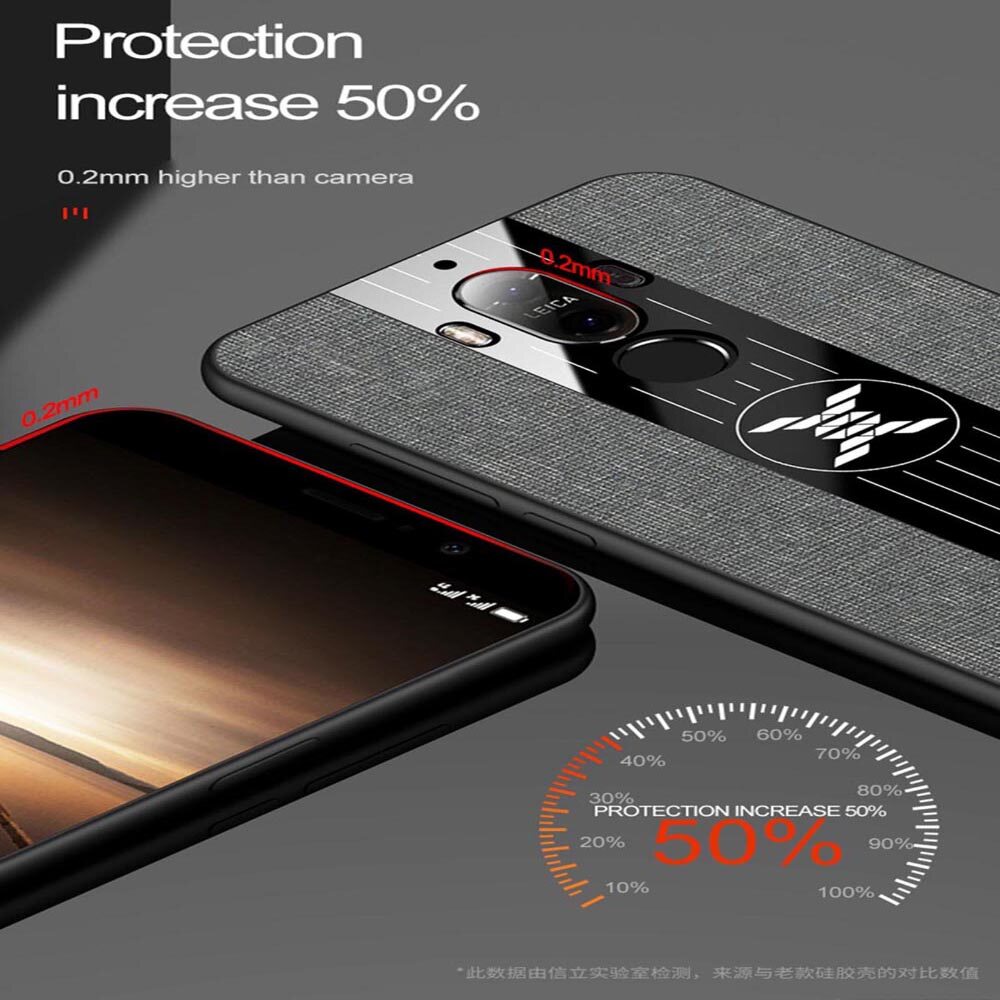 LEEWINDA For Huawei Mate 8 Phone Case, Leather Armor Cases Ring bracket Ring Cover shell