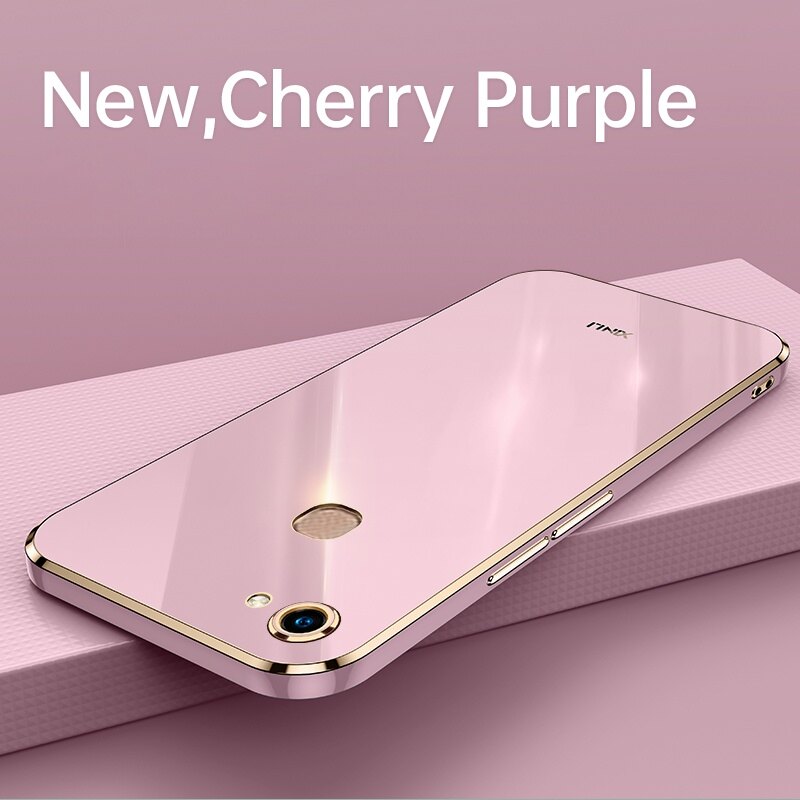 Vivo V7 Plus Case Shockproof Soft Silicone Electroplating Back Cover Case Vivo V7+ V7Plus Phone Casing