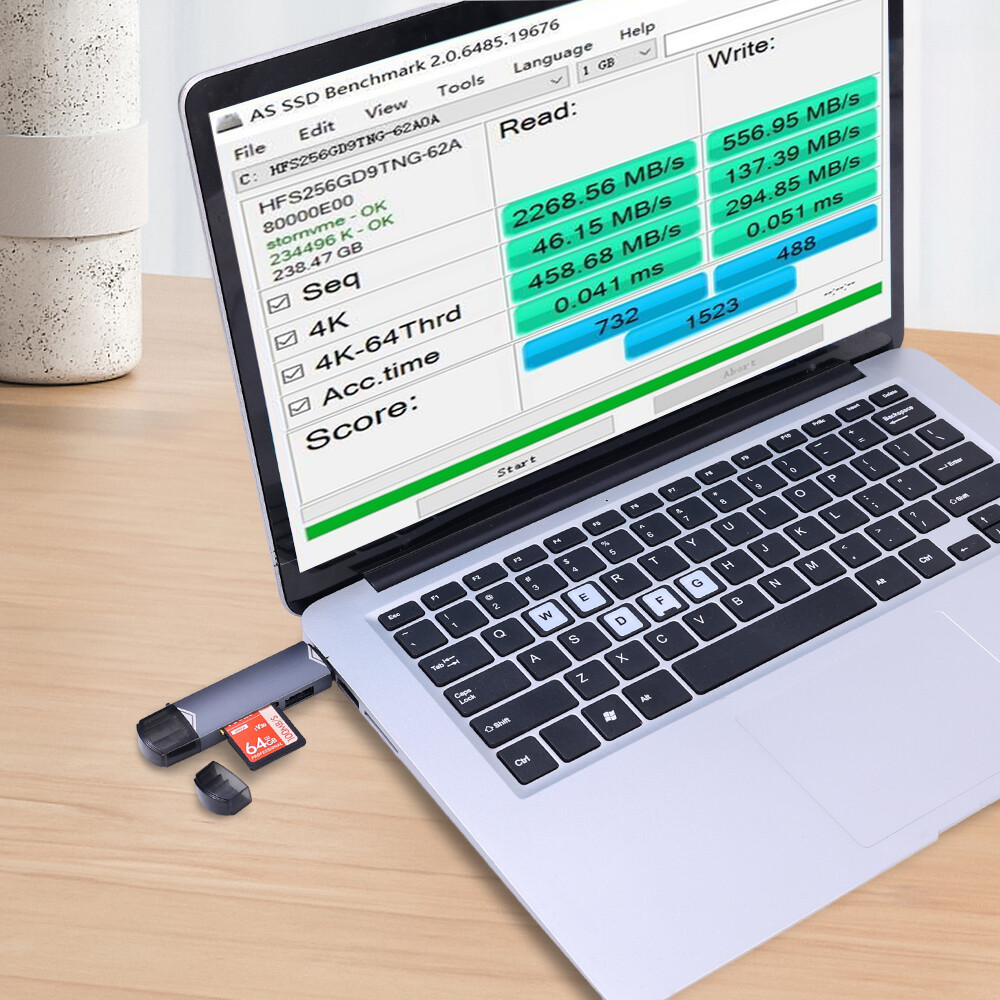 6 trong 1 OTG Loại C thẻ Micro SD Đầu đọc Loại C để USB Bộ chuyển đổi OTG USB 3.0 thẻ TF USB ổ đĩa flash Đầu đọc thẻ Loại C cho PC máy tính xách tay điện thoại di động