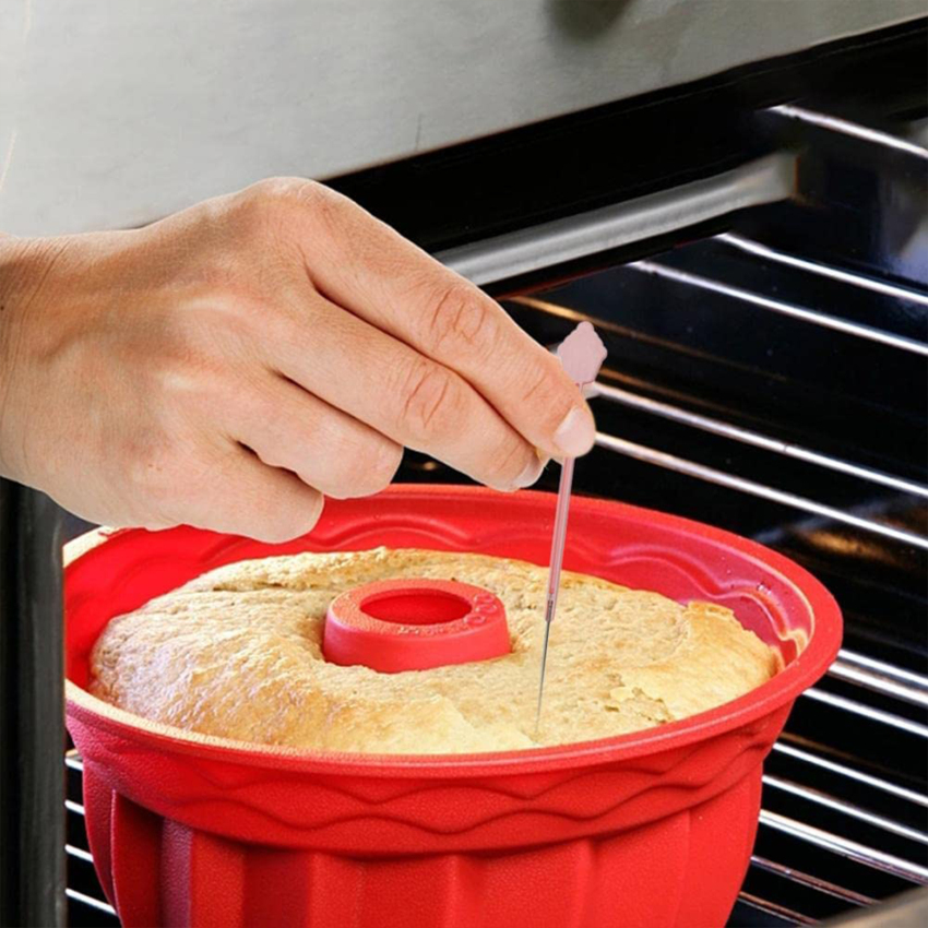 Cake Tester Foldable Cake Testers for Baking Doneness Stainless Steel Stick Needle for Chiffon Cakes Baking Tools,Baking Accessory