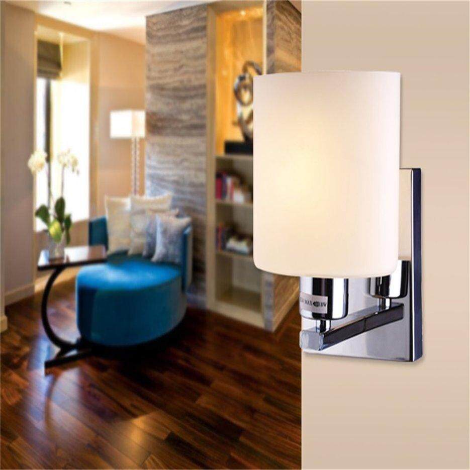 Nóng Người Bán Đèn Tường Hiện Đại Kính Hình Chrome Đèn Sconce Chiếu Sáng Hành Lang Sống