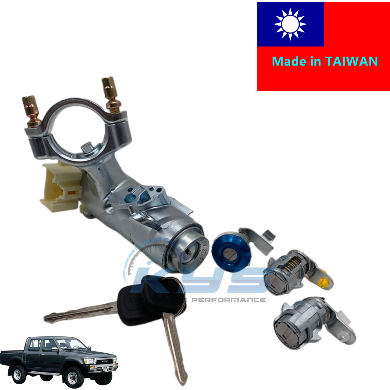 KAITO Taiwan IGNITION LOCK START KEY DOOR KEY SET KUNCI PINTU