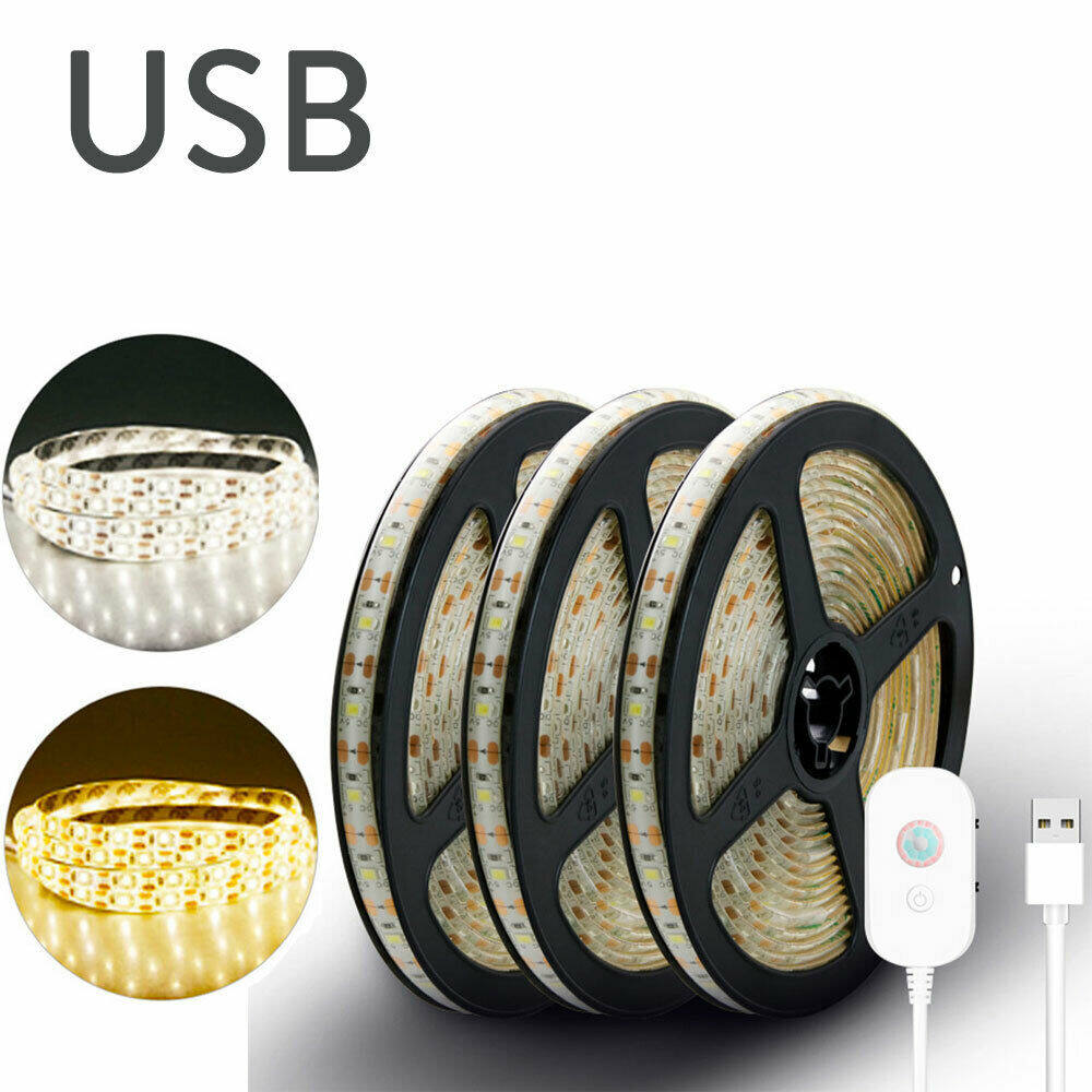ERANPO Indoor LED Strip Sensor Motion PIR Led Lamp 2835 Led Light Strip USB/Battery 5V