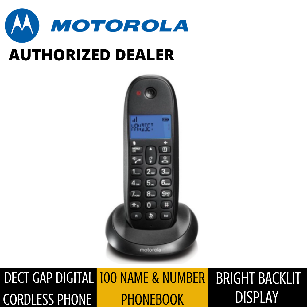 MOTOROLA C1001LA DIGITAL CORDLESS PHONE Lazada