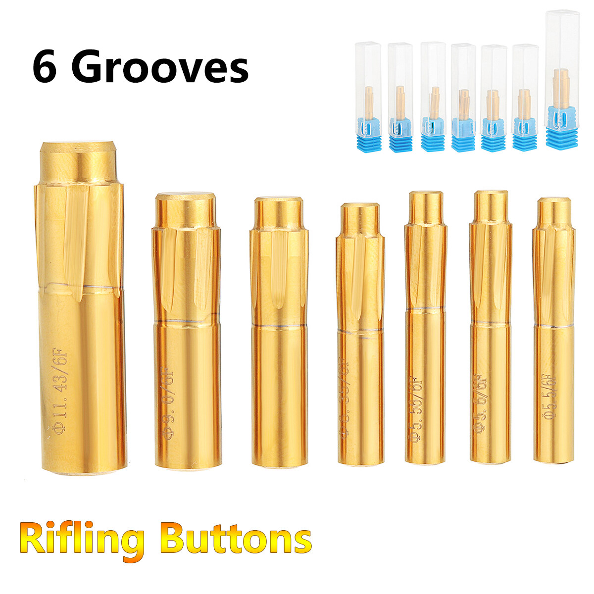 [Freebang] เซ็ต6ชิ้น ร่องทังสเตนเหล็ก ใบมีดทังสเตน รีมเมอร์ ขนาด5.5-11.43mm