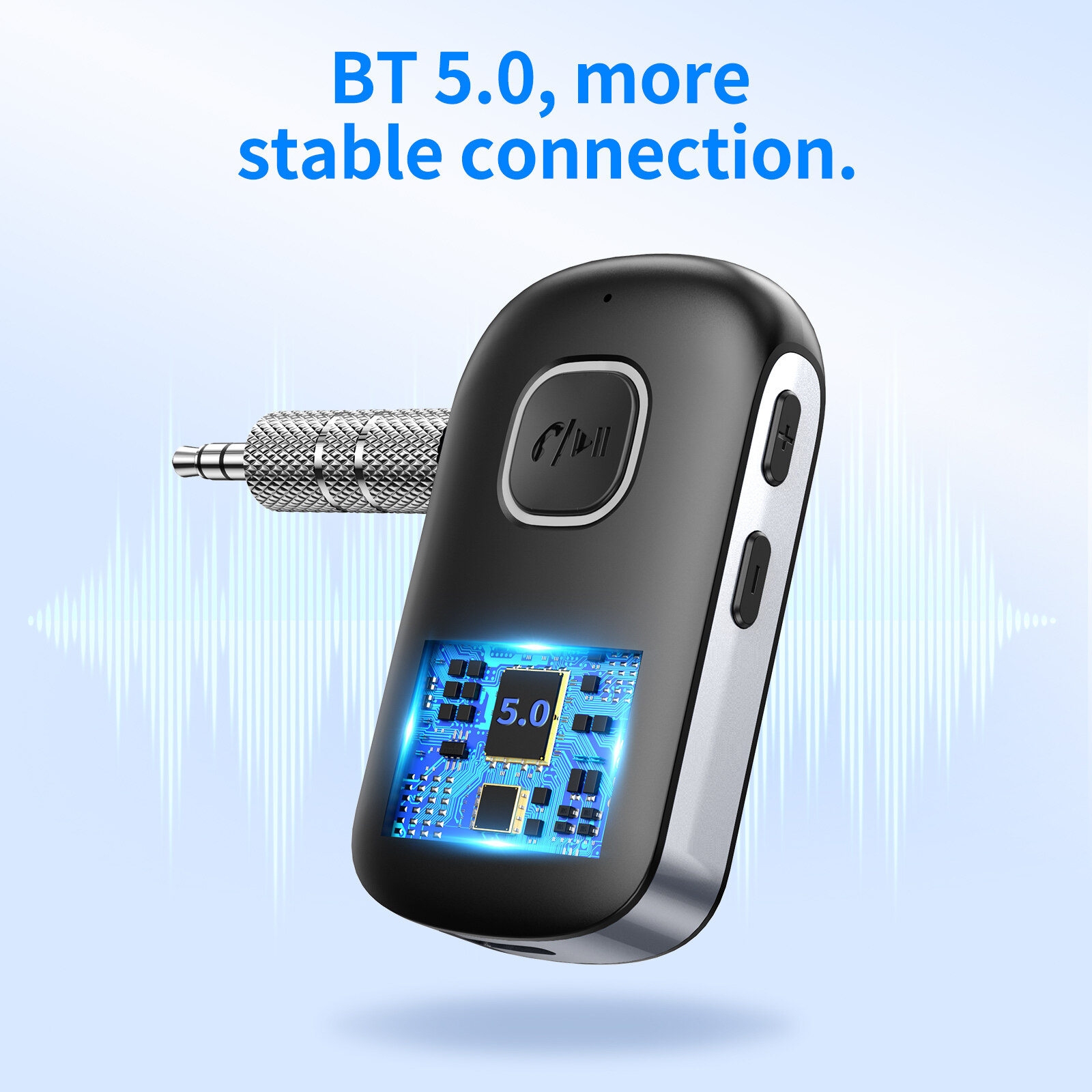 BOROFONE BC42 Bluetooth Adapter Wireless Car AUX BT Receiver Transmitter  3.5mm Jack Bluetooth 5.0 For Car Music Audio Aux Headphone Handsfree