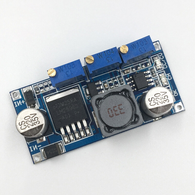 Lm2596s LM2596 CC/CV mô-đun điện DC-DC có thể điều chỉnh bước xuống 7V-35V DC-DC mô-đun dòng không đổi