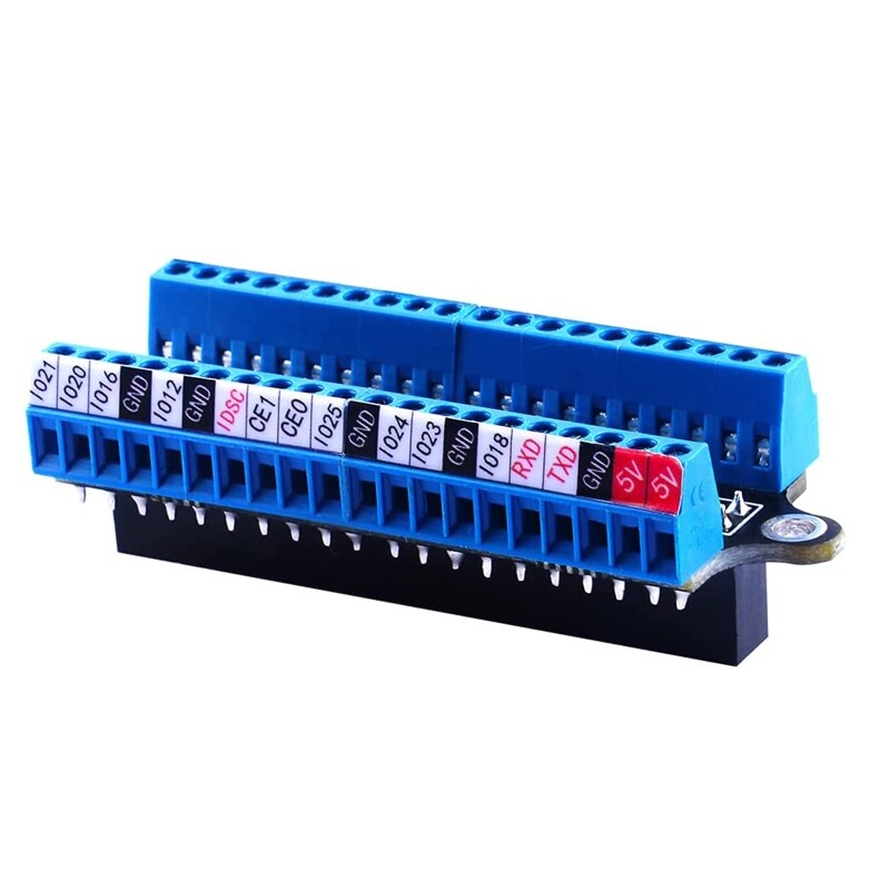 【New Arrival】 for Raspberry Pi Micro GPIO Terminal Block Breakout Board Module Expansion Board Micro Connector for Raspberry Pi 4B/3B+