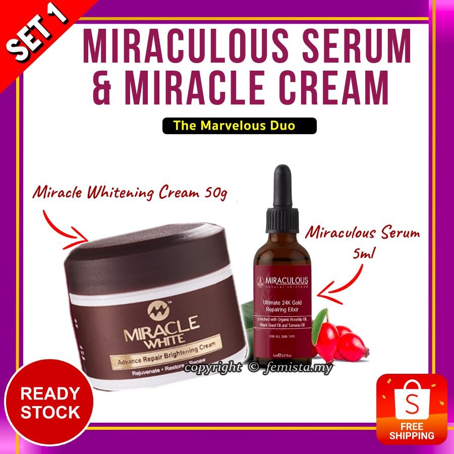 cream miracle whitening