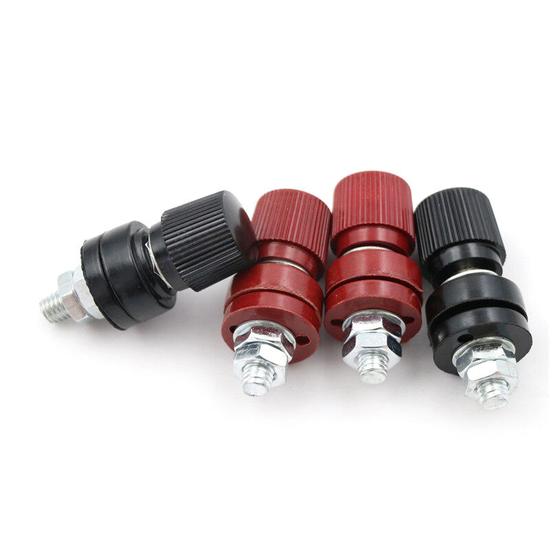 💖Best Buyle 4pcs Terminal 6mm Screw M6 Power Supply Terminals Binding Post