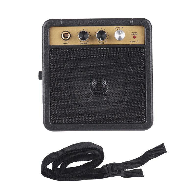 Bộ Khuếch Đại Guitar Mini Loa Âm Ly 5W Với Đầu Vào 6.35Mm Đầu Ra Tai Nghe 1/4 Inch Hỗ Trợ Điều Chỉnh Âm Lượng Vượt Mức