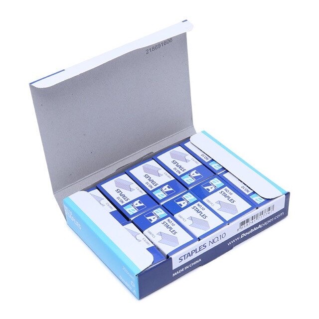 Lốc 20 hộp chân ghim số 10 double a
