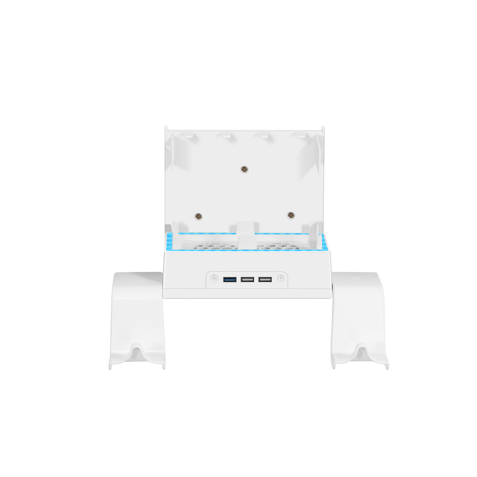 Wall-Mounted Storage Cooling Dock Fan Set For Xbox Series S Wall-Mounted Dazzling Cooling Bracket