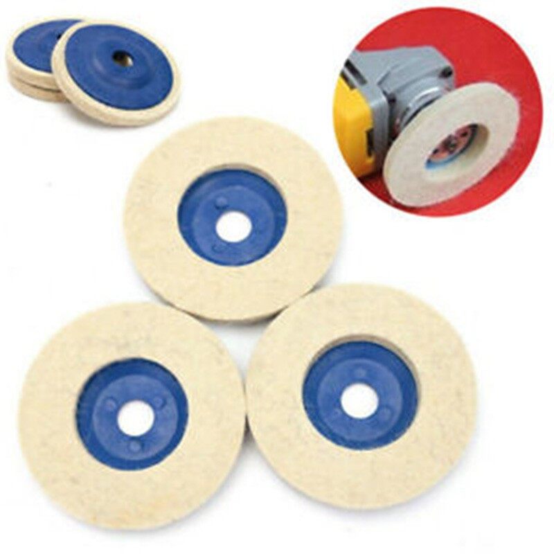 100mm 4in wool felt polishing wheel polishing disc pad for corner