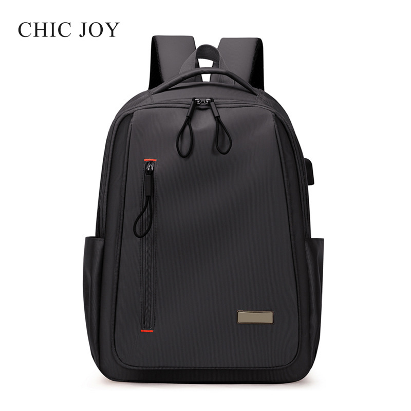 Cjoy Men's and women's backpack large capacity school bag simple leisure travel computer backpack
