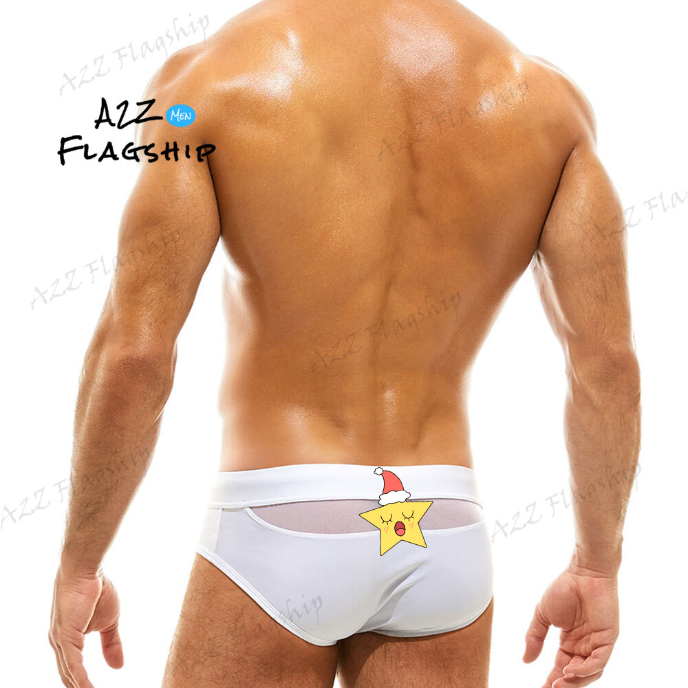 WaterPlay Men Swimwear Sexy Swim Trunk Swimming Bikini Briefs Boxer Summer Beach Surfing UXH075 UXHBRI