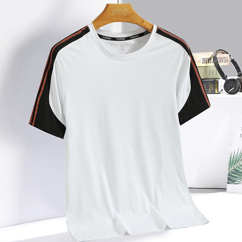 SUPEEON丨New men's T-shirt Thin ice silk short sleeves A must-have for sports and fitness Casual and breathable sports T-shirt