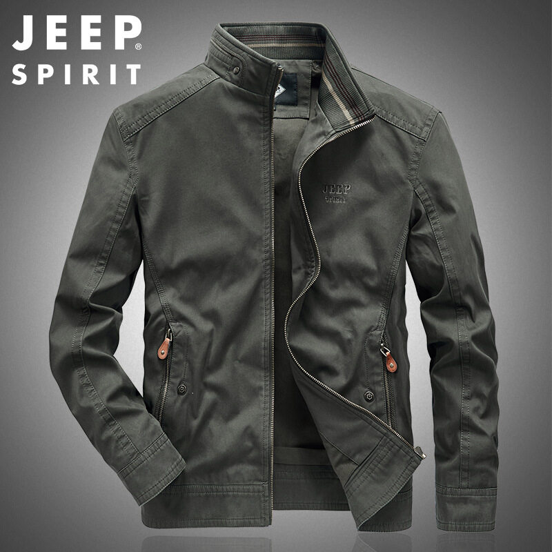 JEEP SPIRIT Autumn Winter Jacket Men Coats Military Jacket Male Loose ...