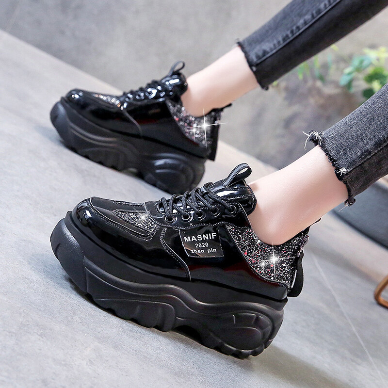 heeled slip on sneakers
