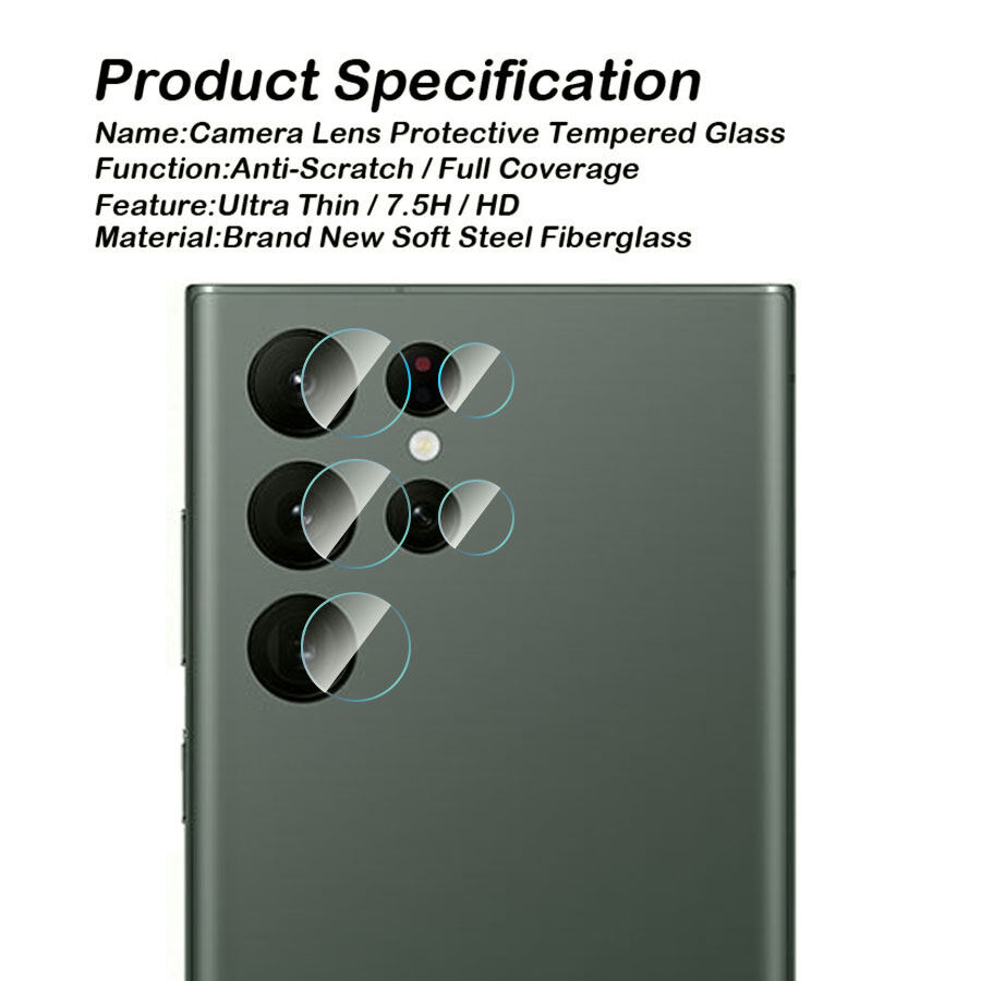 Kính Cường Lực Bảo Vệ Camera Sau Cho Samsung Galaxy S23 Ultra