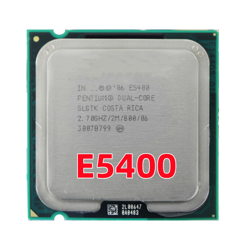 Pentium dual-core e5400 cpu processor socket lga 775