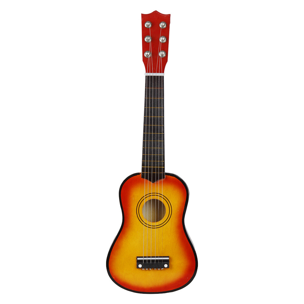 (Có Sẵn) Đàn Ghi-ta Mini Tiện Dụng 21 Inch 6 Dây Đàn Ukulele Đồ Chơi Học Tập Cho Trẻ Mới Bắt Đầu