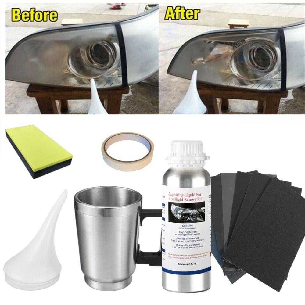Polymer Liquid Headlights Polishing Kit Chemical Polish Headlight