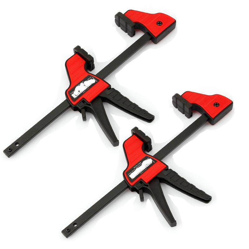 4 inch DURATEC Heavy Duty Strong Clamping Force Durable Quick Grip One-Handed Bar Clamp for Woodworking