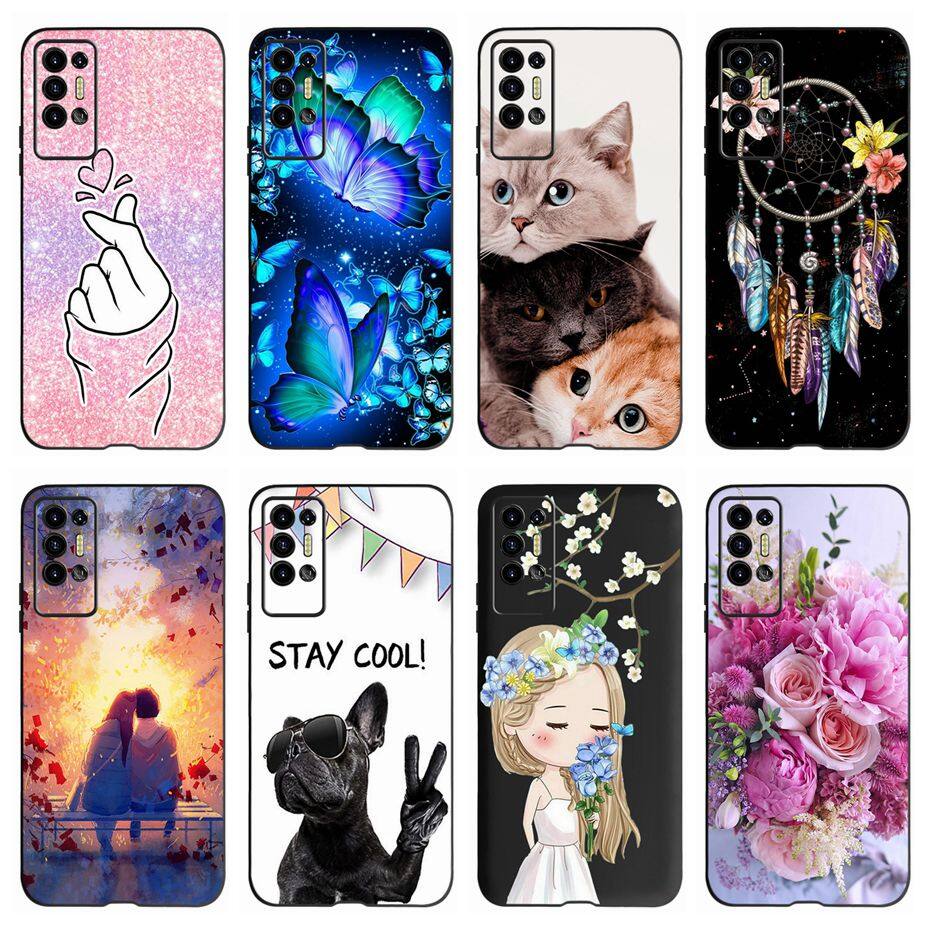 Silicone Case For Tecno Pova 2 Case Pova2 LE7 Soft Slim Phone Protector Shell For Tecno Pova 2 Shockproof Casing