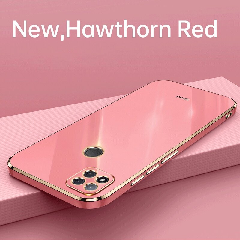 Xiaomi Redmi 9C 10C Case Shockproof Soft Silicone Electroplating Back Cover Case Redmi 10C 9C Phone Casing