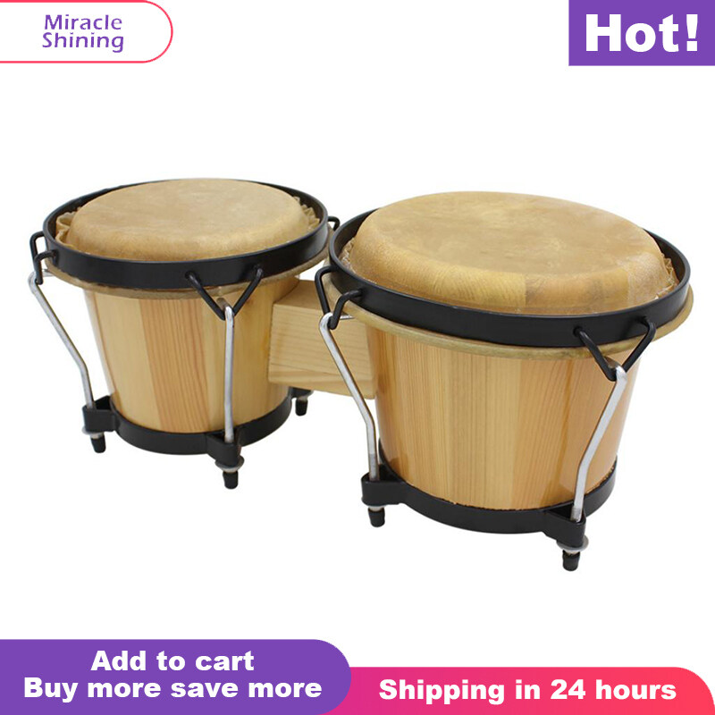 Bộ 2 Trống Da Thần Kỳ Cho Trống Bongo Trống Trâu Châu Phi