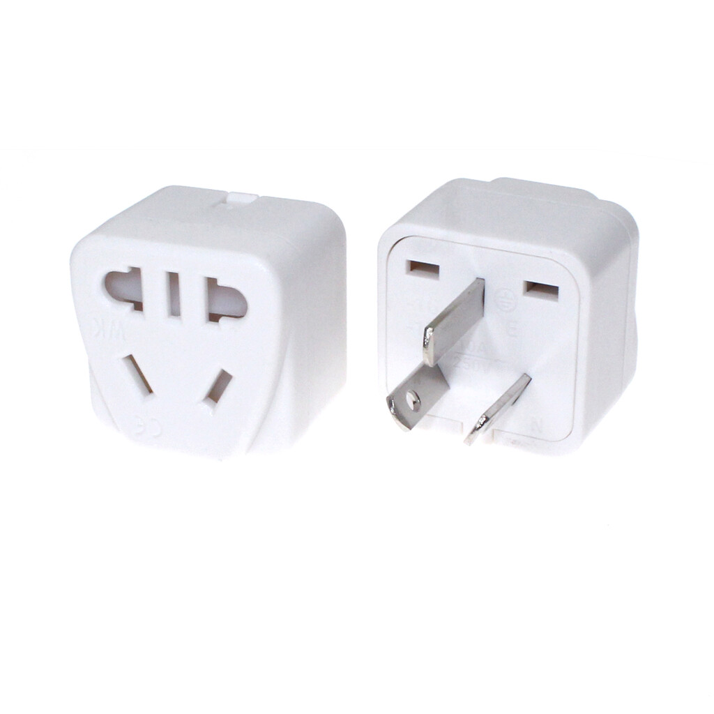 AU New Zealand 3 Pins Travel Plug , US/EU/China Socket To Australia China NZ Converter Universal Power Electrical Plug 10A 250V