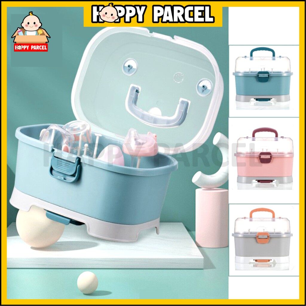 Portable Baby Milk Bottle Storage Box Tempat Letak Botol Susu Baby Milk ...