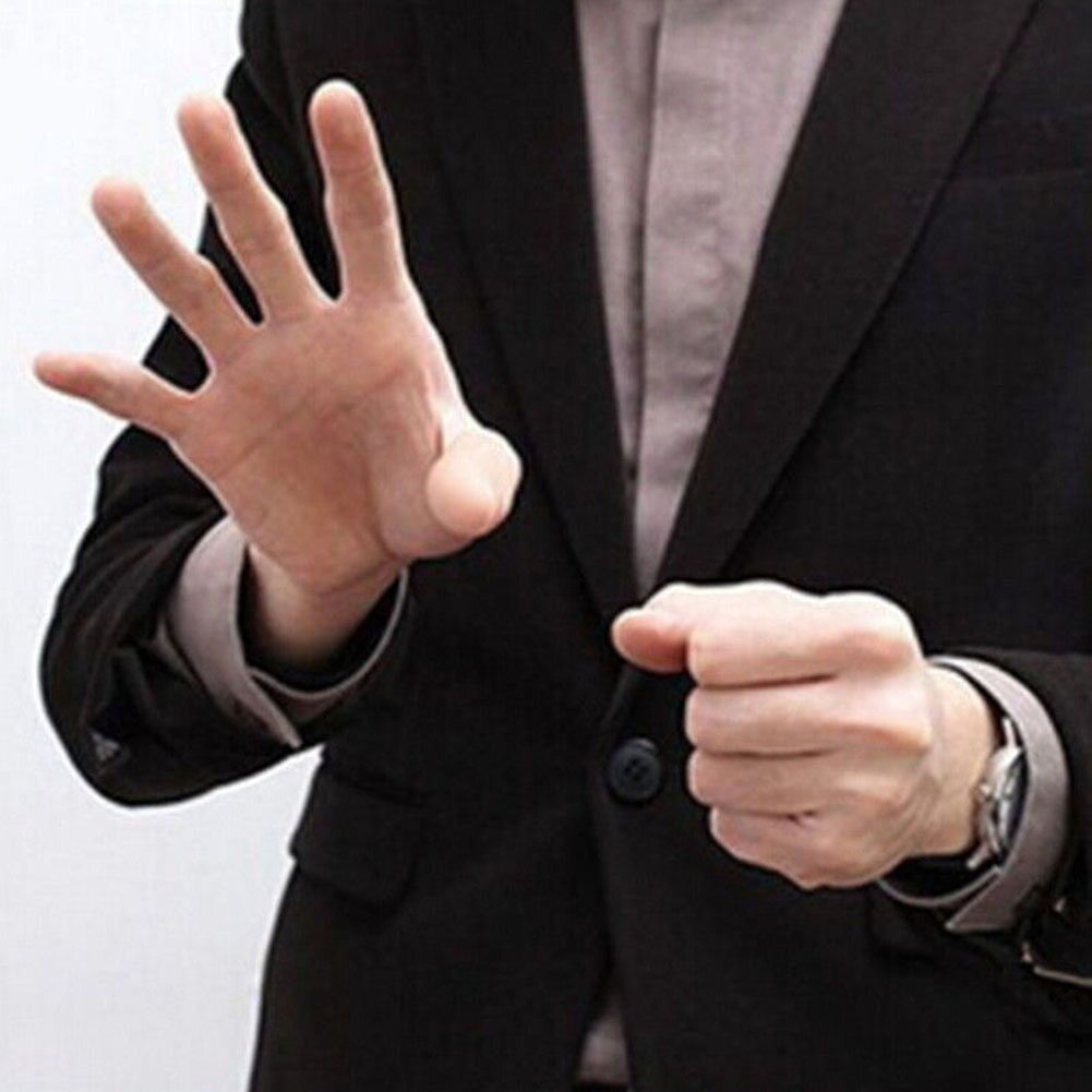 Microgood Magic Thumb Tip Trick Cao Su Close Up Vanish Đạo Cụ Xỏ Ngón Tay