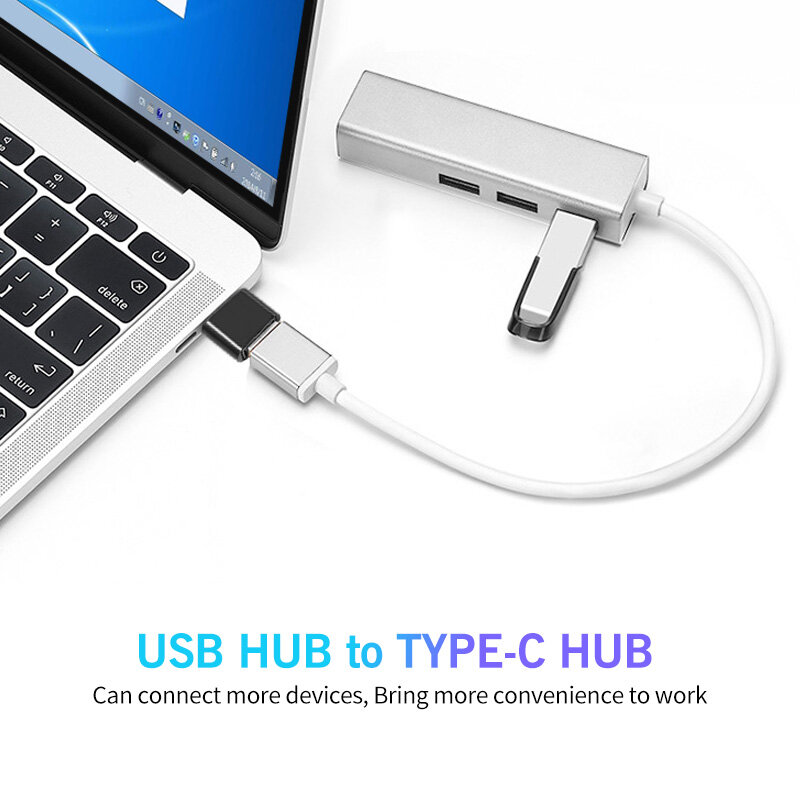 FONKEN Bộ Chuyển Đổi OTG Type-C/Micro USB, USB Disk Chuyển Đổi Cáp Dữ Liệu, Dành Cho Máy Tính Bảng Điện Thoại Android